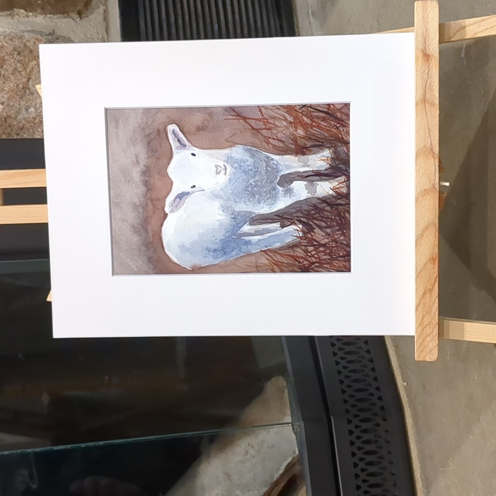 🎨Matted Art Print of Original Watercolour Painting - Picture 3 of 5